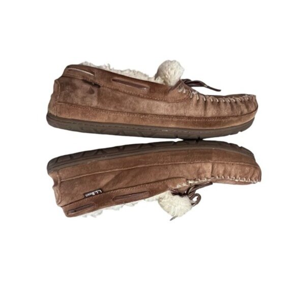 L.L. Bean Wicked Good Moccasin Slippers - Picture 10 of 12